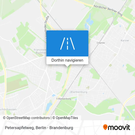 Petersapfelweg Karte