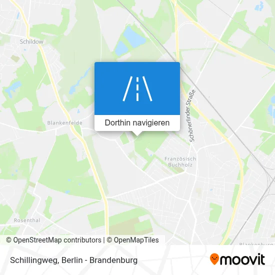 Schillingweg Karte