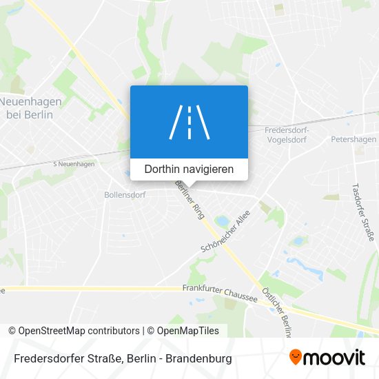 Fredersdorfer Straße Karte