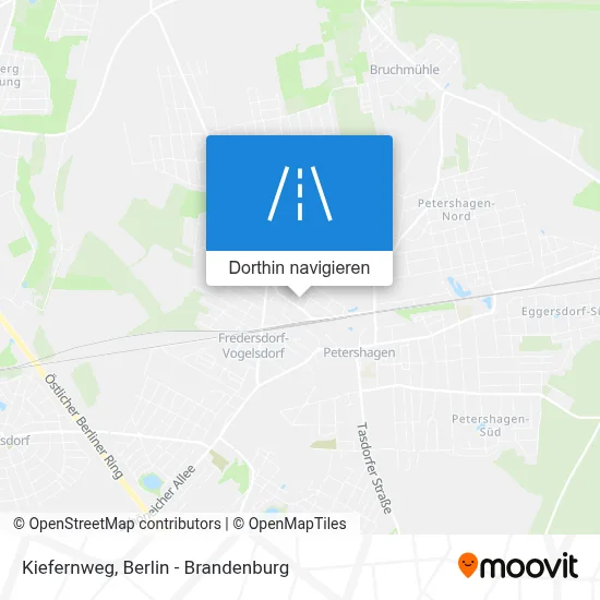 Kiefernweg Karte