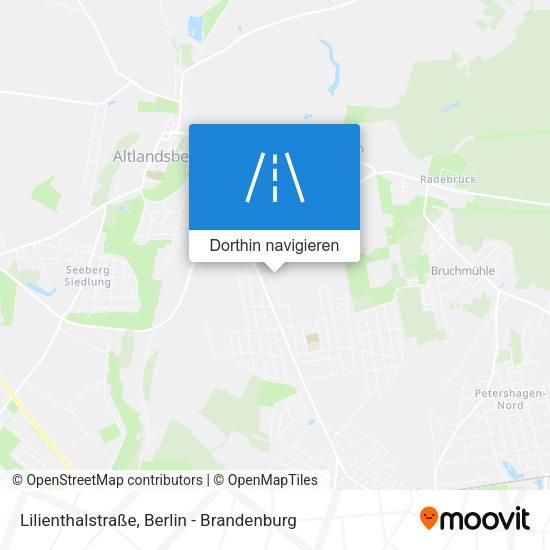 Lilienthalstraße Karte