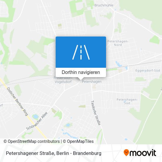 Petershagener Straße Karte