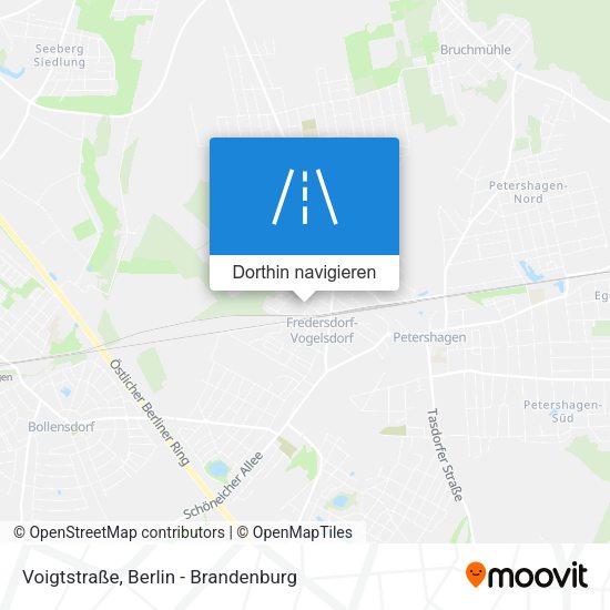 Voigtstraße Karte
