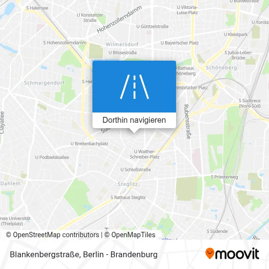 Blankenbergstraße Karte