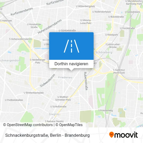 Schnackenburgstraße Karte