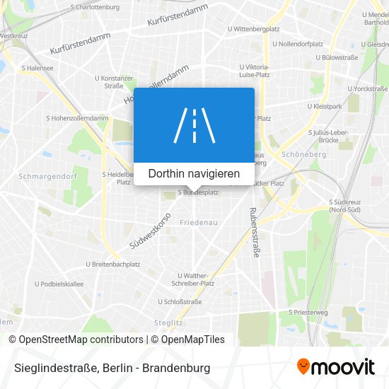 Sieglindestraße Karte