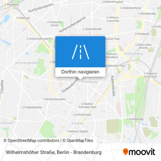 Wilhelmshöher Straße Karte