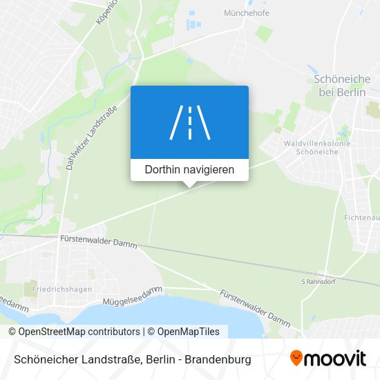 Schöneicher Landstraße Karte