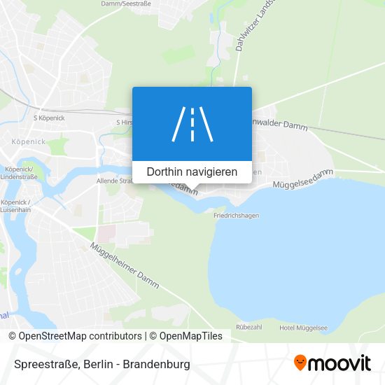 Spreestraße Karte