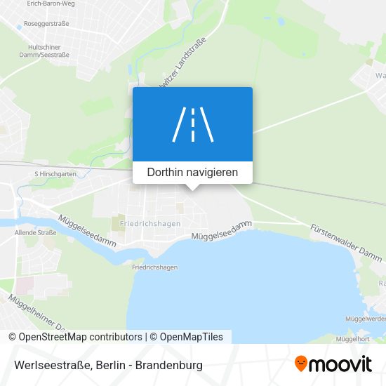 Werlseestraße Karte