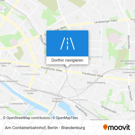 Am Containerbahnhof Karte