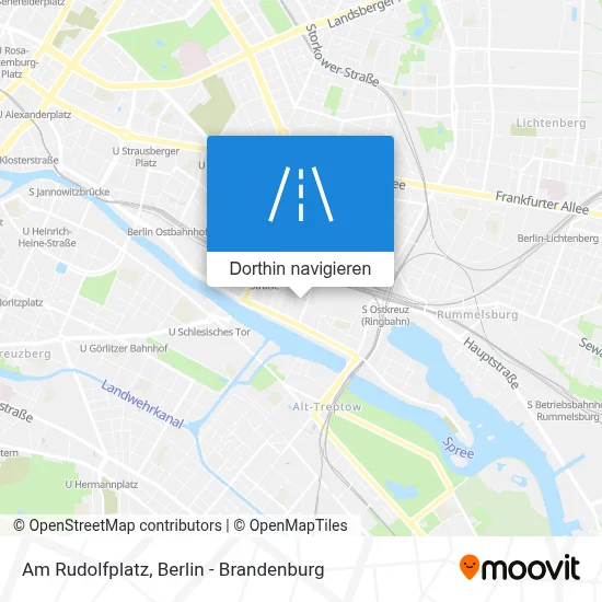 Am Rudolfplatz Karte