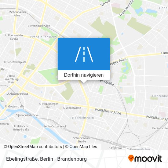 Ebelingstraße Karte