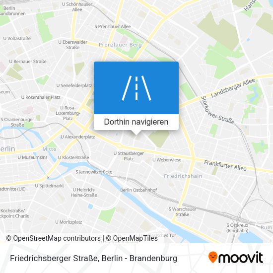 Friedrichsberger Straße Karte