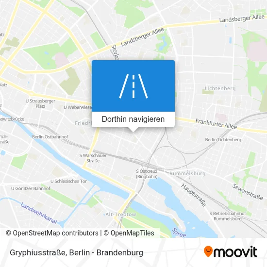 Gryphiusstraße Karte