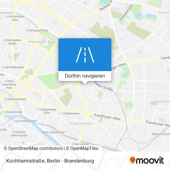 Kochhannstraße Karte