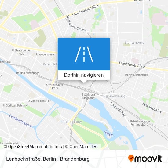 Lenbachstraße Karte