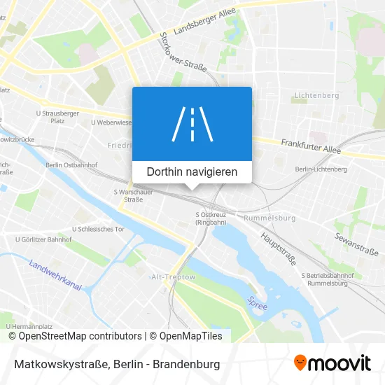 Matkowskystraße Karte