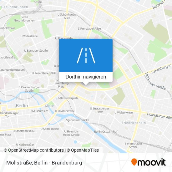 Mollstraße Karte