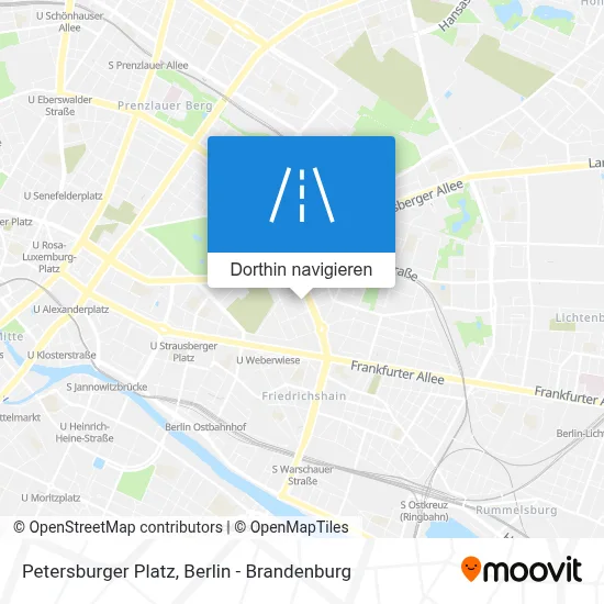 Petersburger Platz Karte