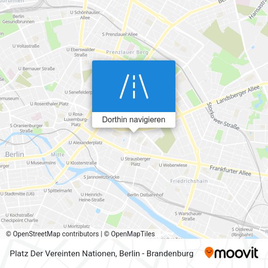 Platz Der Vereinten Nationen Karte
