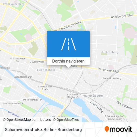 Scharnweberstraße Karte