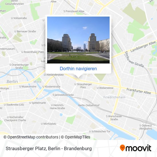 Strausberger Platz Karte