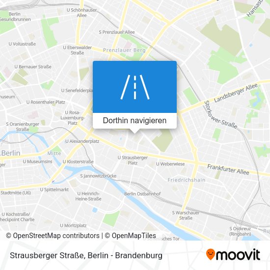 Strausberger Straße Karte