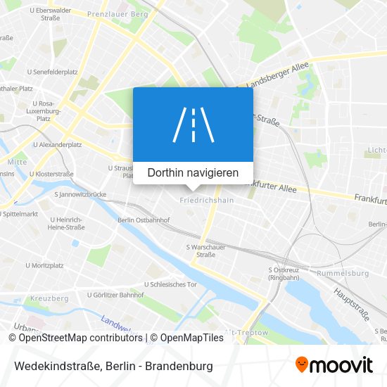 Wedekindstraße Karte
