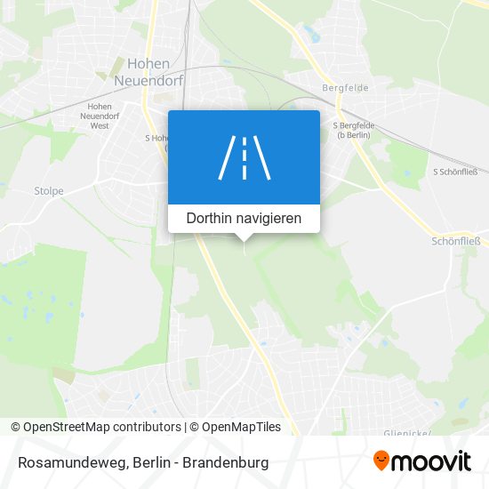 Rosamundeweg Karte