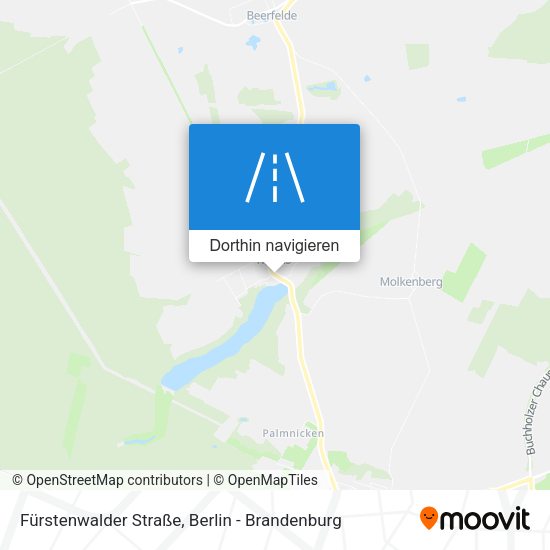Fürstenwalder Straße Karte