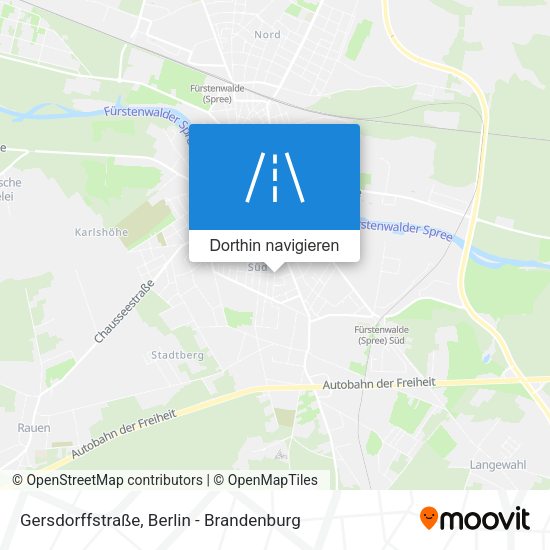 Gersdorffstraße Karte