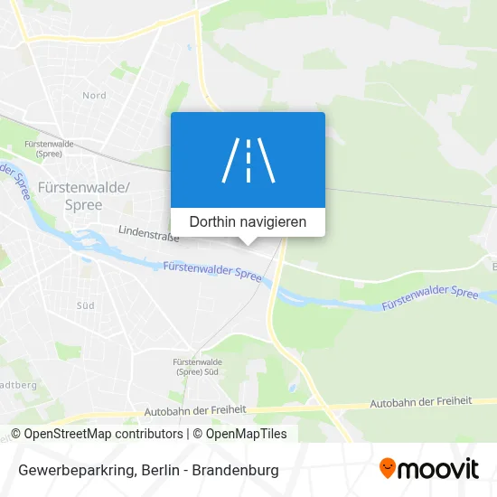Gewerbeparkring Karte