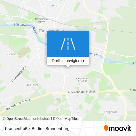 Krausestraße Karte