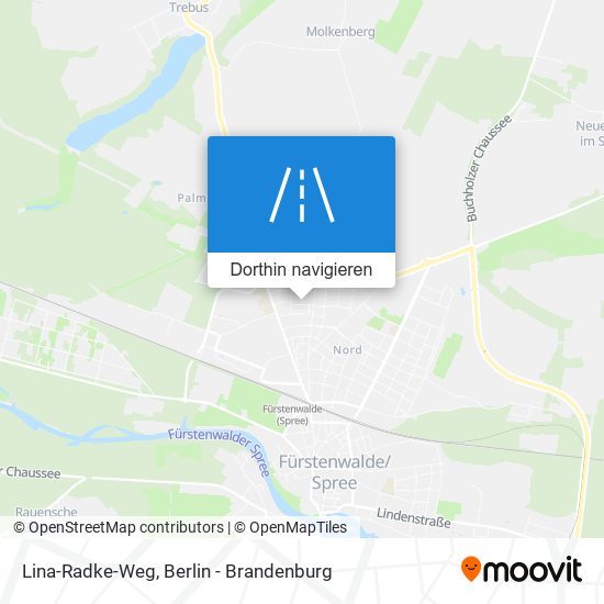 Lina-Radke-Weg Karte