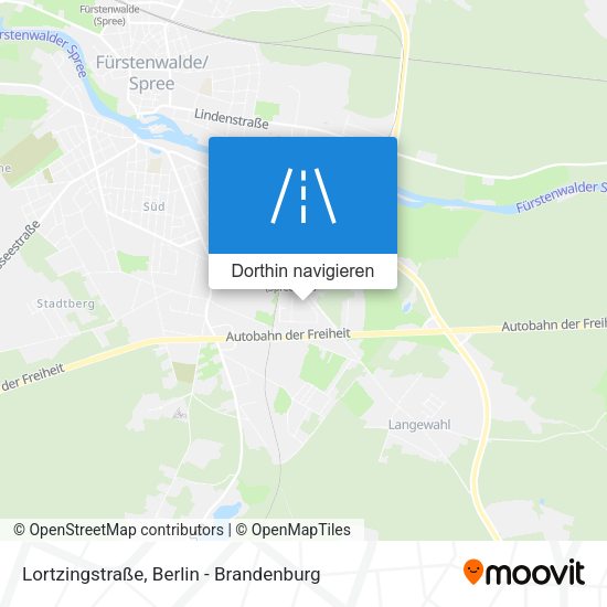 Lortzingstraße Karte