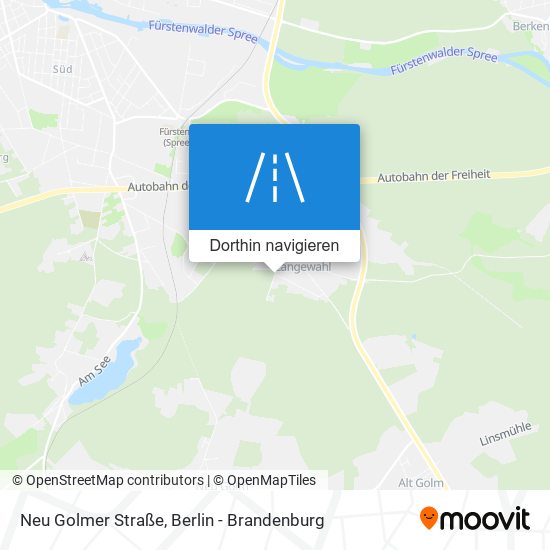 Neu Golmer Straße Karte