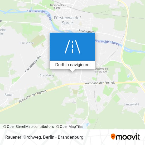 Rauener Kirchweg Karte