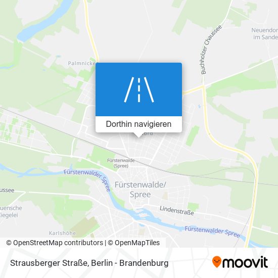 Strausberger Straße Karte
