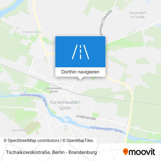 Tschaikowskistraße Karte