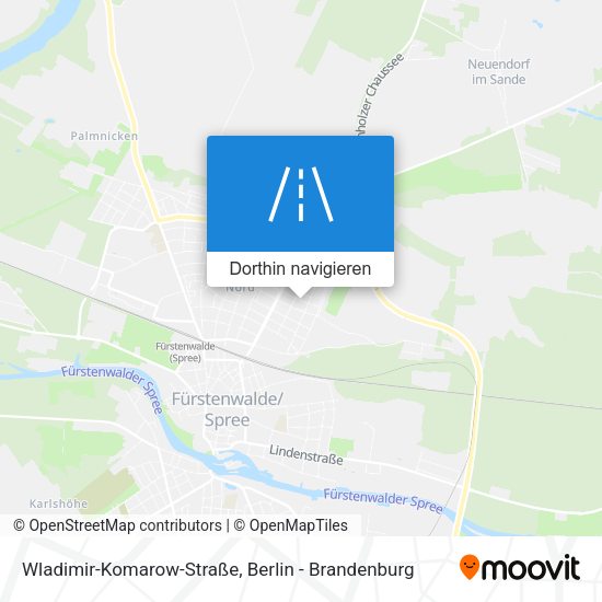 Wladimir-Komarow-Straße Karte