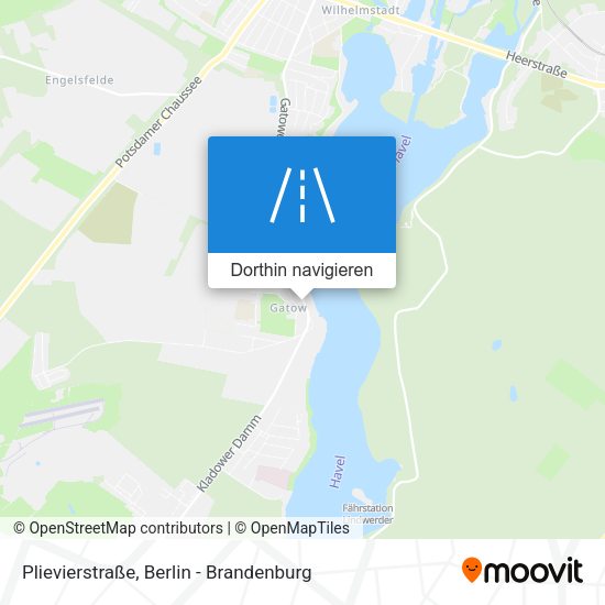 Plievierstraße Karte