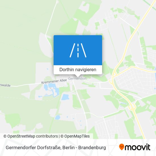 Germendorfer Dorfstraße Karte