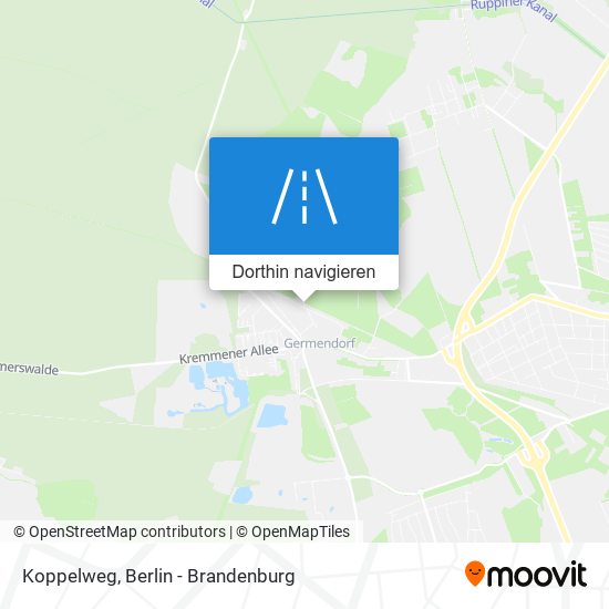 Koppelweg Karte