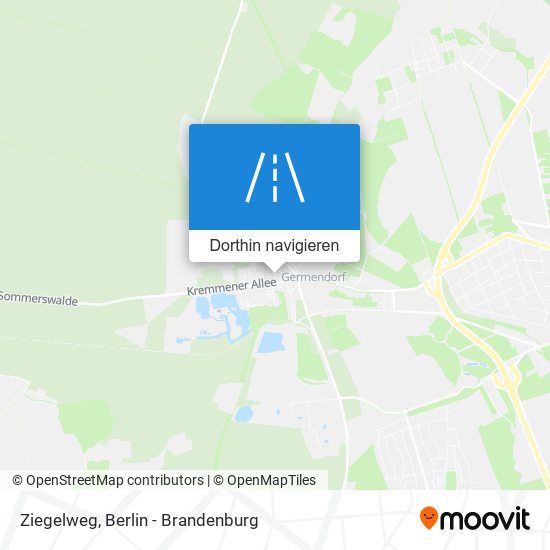 Ziegelweg Karte