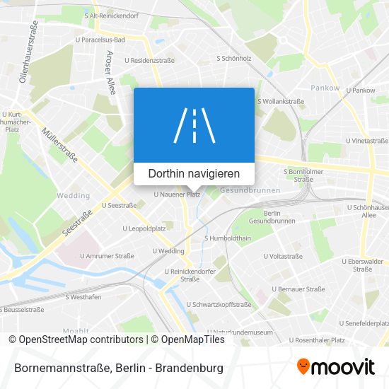Bornemannstraße Karte