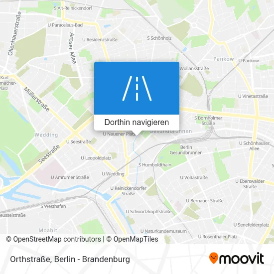 Orthstraße Karte