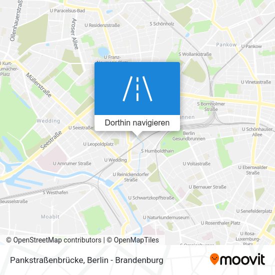 Pankstraßenbrücke Karte