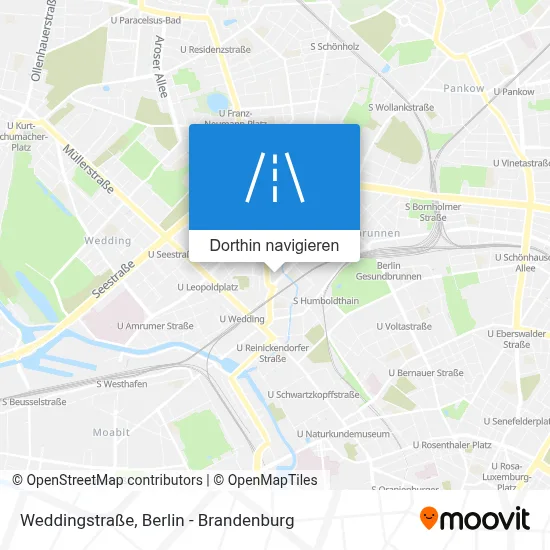 Weddingstraße Karte