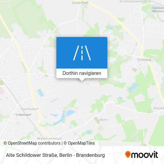 Alte Schildower Straße Karte